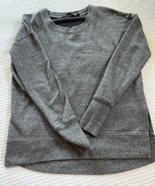 Gray cozy sweatshirt